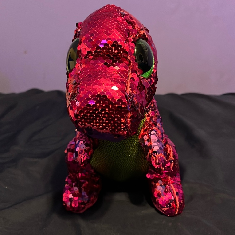 Colour Changing Beanie boo dinosaur